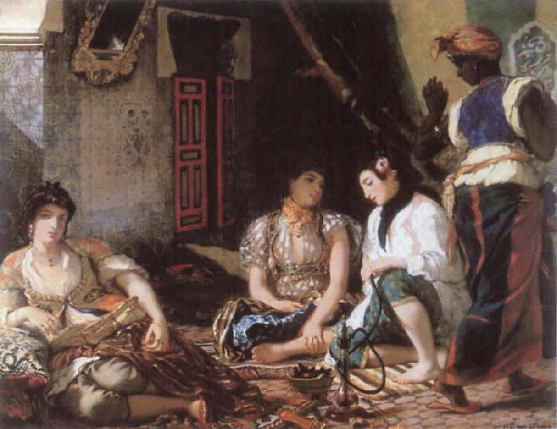 Eugene Delacroix Algerian Women in their Chamber